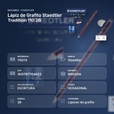 LÁPIZ DE GRAFITO STAEDTLER TRADITION 110 2B  - resumen de atributos