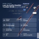 LÁPIZ DE GRAFITO STAEDTLER TRADITION 110 3B  - resumen de atributos