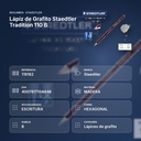 LÁPIZ DE GRAFITO STAEDTLER TRADITION 110 B  - resumen de atributos