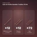 LÁPIZ DE GRAFITO STAEDTLER TRADITION 110 HB  - formato de venta: paquete de 12, caja de 72
