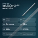LÁPIZ GRIP FABER CASTELL 2001 ECOLÓGICO HB GRAFITO 117000  - resumen de atributos