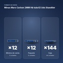 MINAS MARS CARBON 2MM HB TUBO12 UDS STAEDTLER - formato de venta: paquete de 12, caja de 144
