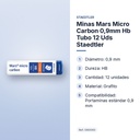 MINAS MARS MICRO CARBON 0,9MM HB TUBO 12 UDS STAEDTLER - características principales