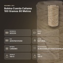 BOBINA CUERDA CAÑAMO 100 GRAMOS 80 METROS - resumen de atributos