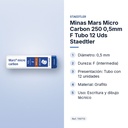 MINAS MARS MICRO CARBON 250 0,5MM F TUBO 12 UDS STAEDTLER - características principales