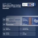 MINAS MARS MICRO CARBON 250 0,5MM F TUBO 12 UDS STAEDTLER - resumen de atributos