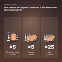 BLOC OXFORD A4+ ESPIRAL CUADRÍCULA 5 MM MELOCOTON (EUROPEANBOOK 1)  - formato de venta: paquete de 5, caja de 25, palé de 600