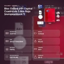BLOC OXFORD A4+ ESPIRAL CUADRÍCULA 5 MM ROJO (EUROPEANBOOK 1)  - resumen de atributos