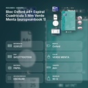 BLOC OXFORD A4+ ESPIRAL CUADRÍCULA 5 MM VERDE MENTA (EUROPEANBOOK 1)  - resumen de atributos