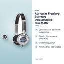 AURICULAR FLOWBEAT BT NEGRO INHALAMBRICO BLUETOOTH - características principales