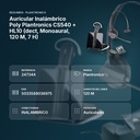 AURICULAR INALÁMBRICO POLY PLANTRONICS CS540 + HL10 (DECT, MONOAURAL, 120 M, 7 H) - resumen de atributos