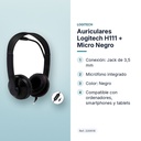 AURICULARES LOGITECH H111 + MICRO NEGRO - características principales