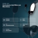 AURICULARES USB NILOX CON MICROFONO - resumen de atributos