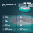 CINTA ADHESIVA 66X19 VERDE - resumen de atributos