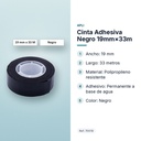 CINTA ADHESIVA NEGRO 19MM×33M  - características principales