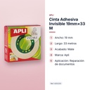 CINTA ADHESIVA INVISIBLE 19MM×33 M  - características principales