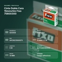 CINTA DOBLE CARA 15MMX5M FIXO 75600300 - resumen de atributos