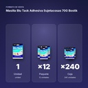 MASILLA BLU TACK ADHESIVA  SUJETACOSAS 70G  BOSTIK - formato de venta: paquete de 12, caja de 240
