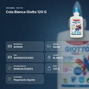COLA BLANCA GIOTTO 120 G  - resumen de atributos