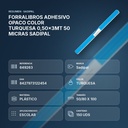 FORRALIBROS ADHESIVO OPACO COLOR TURQUESA 0,50x3MT 50 MICRAS SADIPAL - resumen de atributos