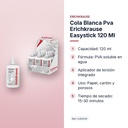 COLA BLANCA PVA ERICHKRAUSE EASYSTICK 120 ML - características principales