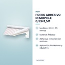 FORRO ADHESIVO REMOVIBLE 0,33x1,5M - características principales