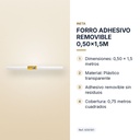 FORRO ADHESIVO REMOVIBLE 0,50x1,5M - características principales