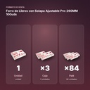 FORRO DE LIBROS CON SOLAPA AJUSTABLE PVC 290MM 100UDS - formato de venta: caja de 3, palé de 84