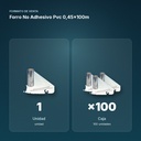 FORRO NO ADHESIVO PVC 0,45X100M - formato de venta: caja de 100