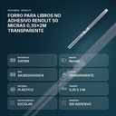 FORRO PARA LIBROS NO ADHESIVO RENOLIT 50 MICRAS 0,35x2M TRANSPARENTE - resumen de atributos