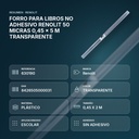 FORRO PARA LIBROS NO ADHESIVO RENOLIT 50 MICRAS 0,45 x 5 M TRANSPARENTE - resumen de atributos