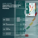 SEPARADOR A4 EXACOMPTA NATURE FUTURE CARTÓN 6 PESTAÑAS - resumen de atributos