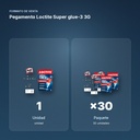 PEGAMENTO LOCTITE SUPER GLUE-3 3G  - formato de venta: paquete de 30