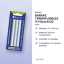 BARRAS TERMOFUSIBLES 11x15cm 6 UD - características principales