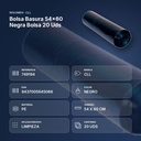 BOLSA BASURA 54X60 NEGRA BOLSA 20 UDS - resumen de atributos