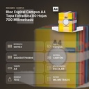 BLOC ESPIRAL CAMPUS A4 TAPA EXTRADURA 80 HOJAS 70G MILIMETRADO - resumen de atributos