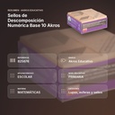 SELLOS DE DESCOMPOSICIÓN NUMÉRICA BASE 10 AKROS - resumen de atributos