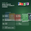 SELLOS ESPECIAL PROFESORES CATALAN 6 UNIDADES - resumen de atributos