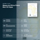 MAPAS DE ÁFRICA FÍSICO BLOC 50 HOJAS - resumen de atributos