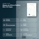 MAPAS DE ÁFRICA POLITICO BLOC 50 HOJAS - resumen de atributos