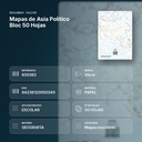 MAPAS DE ASIA POLITICO BLOC 50 HOJAS - resumen de atributos