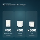 MAPAS DE ASIA FISICO BLOC 50 HOJAS - formato de venta: paquete de 50, caja de 500
