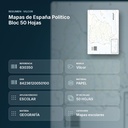 MAPAS DE ESPAÑA POLITICO BLOC 50 HOJAS - resumen de atributos