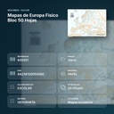 MAPAS DE EUROPA FISICO BLOC 50 HOJAS - resumen de atributos