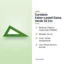 CARTABÓN FABER-CASTELL GAMA VERDE 32 CM - características principales