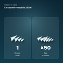 CARTABON IRROMPIBLE 25CM - formato de venta: caja de 50