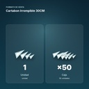 CARTABON IRROMPIBLE 30CM - formato de venta: caja de 50