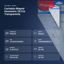 CARTABÓN MAPED GEOMETRIC 26 CM TRANSPARENTE - resumen de atributos
