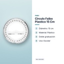 CIRCULO FAIBO PLASTICO 15 CM - características principales