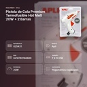 PISTOLA DE COLA PREMIUM TERMOFUSIBLE HOT MELT 20W + 2 BARRAS - resumen de atributos